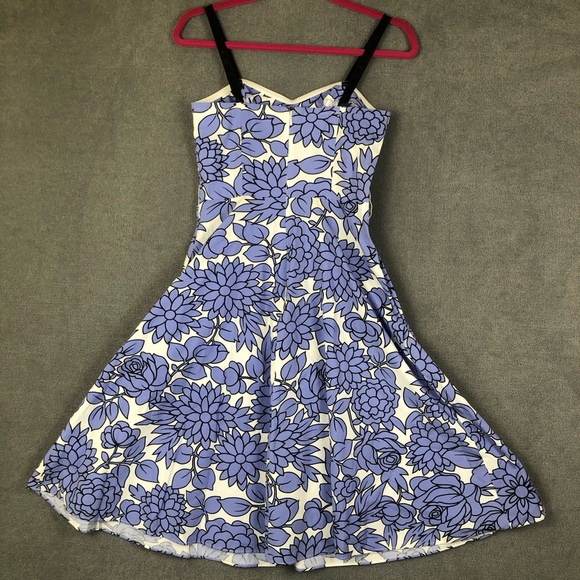 Guess Retro floral pinup dress size 3 - Picture 3 of 9